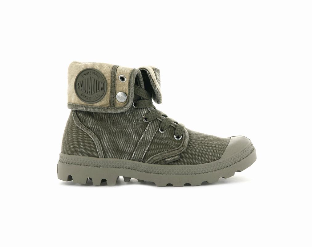 Palladium Pallabrousse Baggy Women's Boots Green (ZLGO21046)